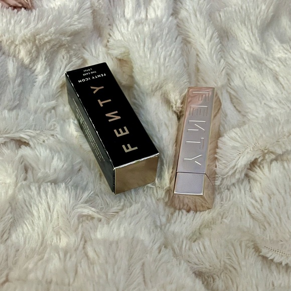 NEW Fenty Beauty Icon The Case Refillable Lipstick Case Metallic Nude - Picture 3 of 16